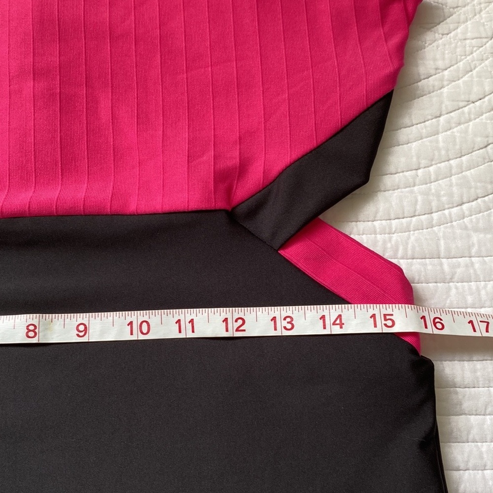 Puma Bodycon Cutout Mini Dress Hot Pink Black M NWT - Picture 13 of 17